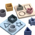 Silicone Geo Toy Bamboo Base Blue Pink-Nil-Matakana Pharmacy